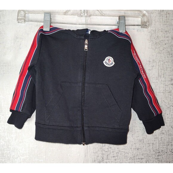 Moncler Baby Full Zip Jacket + Pant Set Sz 18/24
